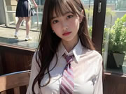 AI超級清純可愛的虛擬女學生